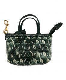 ANYA HINDMARCH（アニヤ・ハインドマーチ）の古着「I AM A Plastic Bag Tote Tiny Motif」｜グリーン
