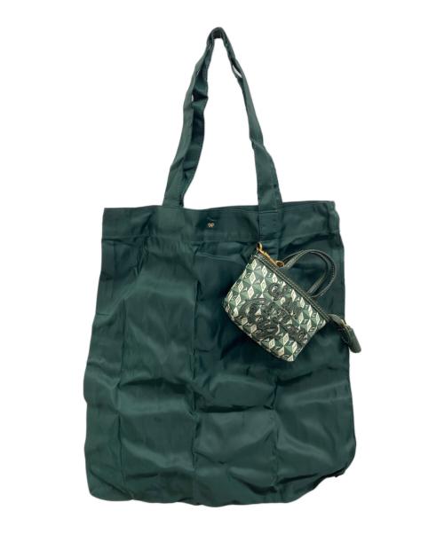 ANYA HINDMARCH（アニヤ・ハインドマーチ）ANYA HINDMARCH (アニヤ・ハインドマーチ) I AM A Plastic Bag Tote Tiny Motif グリーンの古着・服飾アイテム