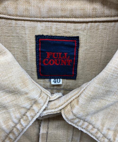 FULLCOUNT（フルカウント）FULLCOUNT (フルカウント) エルボーパッチワークシャツ ベージュ サイズ:40の古着・服飾アイテム