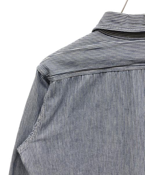 J.C.PENNY（ジェーシーペニー）J.C.PENNY (ジェーシーペニー) 70'sヒッコリーワークシャツ ブルー×ホワイト サイズ:下記参照の古着・服飾アイテム