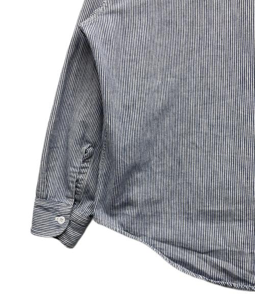 J.C.PENNY（ジェーシーペニー）J.C.PENNY (ジェーシーペニー) 70'sヒッコリーワークシャツ ブルー×ホワイト サイズ:下記参照の古着・服飾アイテム