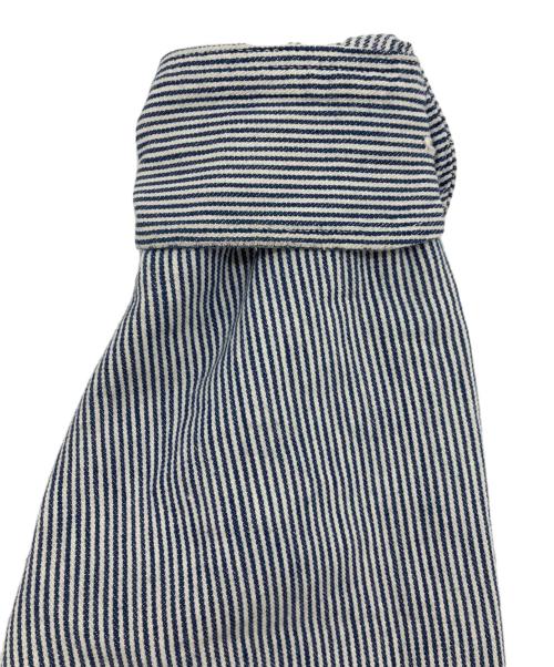 J.C.PENNY（ジェーシーペニー）J.C.PENNY (ジェーシーペニー) 70'sヒッコリーワークシャツ ブルー×ホワイト サイズ:下記参照の古着・服飾アイテム