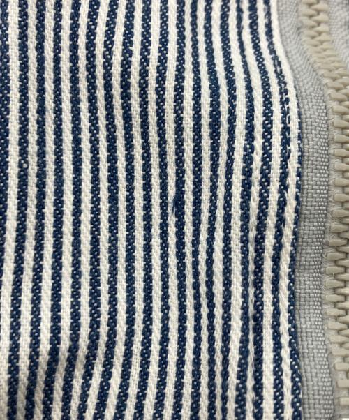 J.C.PENNY（ジェーシーペニー）J.C.PENNY (ジェーシーペニー) 70'sヒッコリーワークシャツ ブルー×ホワイト サイズ:下記参照の古着・服飾アイテム