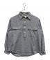 J.C.PENNY（ジェーシーペニー）の古着「70'sヒッコリーワークシャツ」｜ブルー×ホワイト