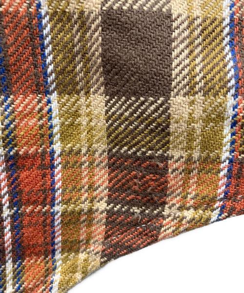 big mac（ビッグマック）big mac (ビッグマック) 70'sチェックネルシャツ レッド×ブラウン サイズ:Lの古着・服飾アイテム