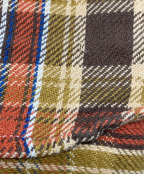 big mac（ビッグマック）big mac (ビッグマック) 70'sチェックネルシャツ レッド×ブラウン サイズ:Lの古着・服飾アイテム