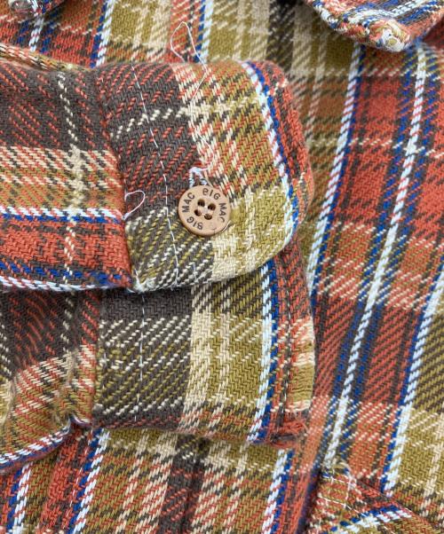 big mac（ビッグマック）big mac (ビッグマック) 70'sチェックネルシャツ レッド×ブラウン サイズ:Lの古着・服飾アイテム