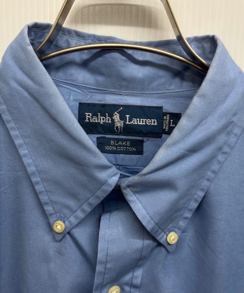 RALPH LAUREN（ラルフローレン）RALPH LAUREN (ラルフローレン) 半袖シャツ ブルー サイズ:Lの古着・服飾アイテム