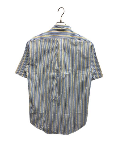 RALPH LAUREN（ラルフローレン）RALPH LAUREN (ラルフローレン) ストライプシャツ ブルー×イエロー サイズ:Mの古着・服飾アイテム