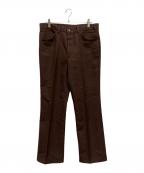 LEVI'Sリーバイス）の古着「80s ボタン裏520 42TALON　517スタプレパンツ」｜ブラウン