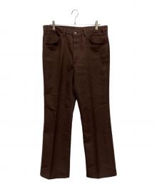 LEVI'S（リーバイス）の古着「80s ボタン裏520 42TALON　517スタプレパンツ」｜ブラウン