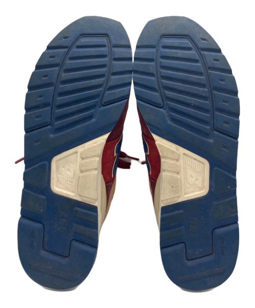 NEW BALANCE（ニューバランス）NEW BALANCE (ニューバランス) end. (エンド) ローカットスニーカー レッド サイズ:27.5㎝の古着・服飾アイテム