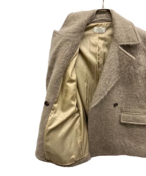 JOURNAL STANDARD relume（ジャーナルスタンダード レリューム）JOURNAL STANDARD relume (ジャーナルスタンダード レリューム) モヘヤミックスシャギーショートコート グリーン サイズ:Freeの古着・服飾アイテム