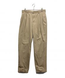 POLO RALPH LAUREN（ポロ・ラルフローレン）の古着「HAMMOND PANT　コットンパンツ」｜ベージュ