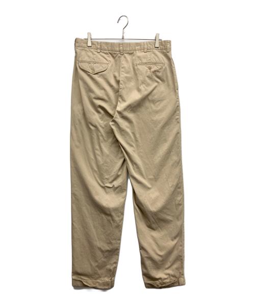POLO RALPH LAUREN（ポロ・ラルフローレン）POLO RALPH LAUREN (ポロ・ラルフローレン) HAMMOND PANT　コットンパンツ ベージュ サイズ:34/34の古着・服飾アイテム