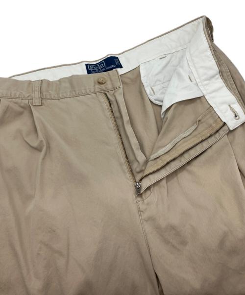 POLO RALPH LAUREN（ポロ・ラルフローレン）POLO RALPH LAUREN (ポロ・ラルフローレン) HAMMOND PANT　コットンパンツ ベージュ サイズ:34/34の古着・服飾アイテム