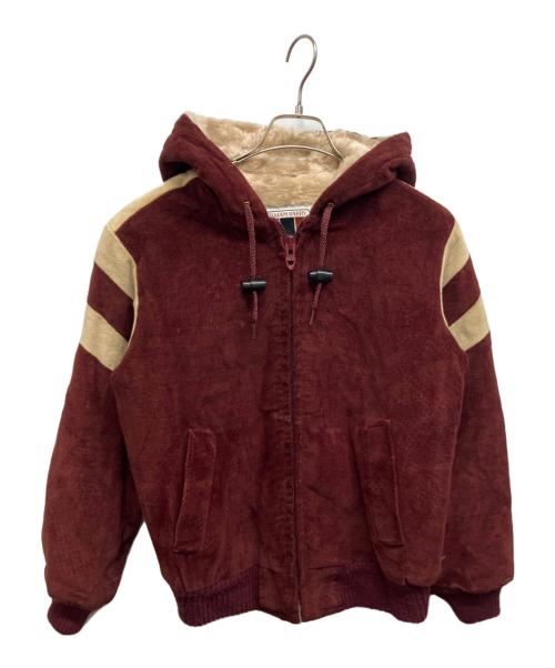WILLIAM BARRY（ウィリアムバリー）WILLIAM BARRY (ウィリアムバリー) フーデッドジャケット ワインレッド サイズ:8の古着・服飾アイテム