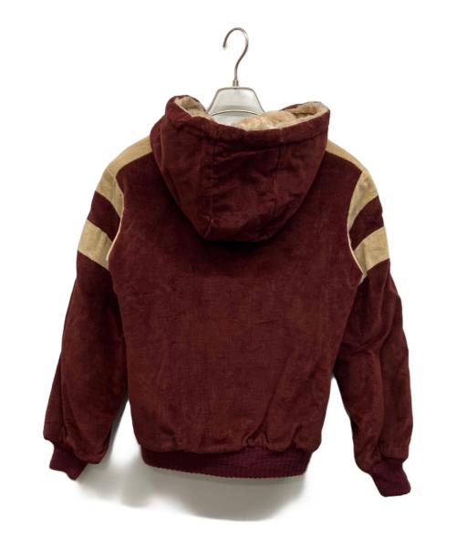 WILLIAM BARRY（ウィリアムバリー）WILLIAM BARRY (ウィリアムバリー) フーデッドジャケット ワインレッド サイズ:8の古着・服飾アイテム