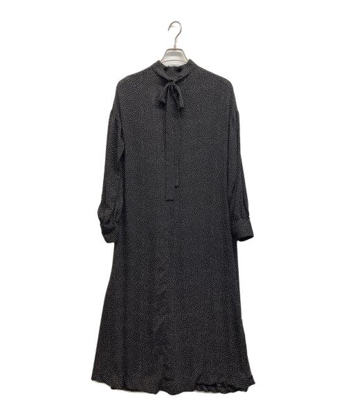journal standard L'essage（ジャーナルスタンダード レサージュ）journal standard L'essage (ジャーナルスタンダード レサージュ) ドットワンピース ブラック サイズ:Freeの古着・服飾アイテム