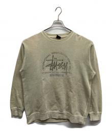 stussy（ステューシー）の古着「プリントスウェット」｜ベージュ