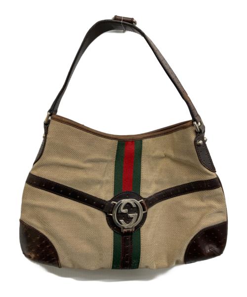 GUCCI（グッチ）GUCCI (グッチ) インターロッキングGバッグ ベージュ サイズ:下記参照の古着・服飾アイテム