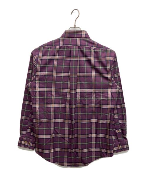 BROOKS BROTHERS（ブルックスブラザーズ）BROOKS BROTHERS (ブルックスブラザーズ) チェックBDシャツ パープル サイズ:Mの古着・服飾アイテム