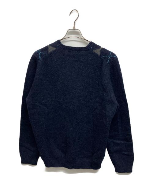BROOKS BROTHERS（ブルックスブラザーズ）BROOKS BROTHERS (ブルックスブラザーズ) アーガイルウールニット ネイビー サイズ:Mの古着・服飾アイテム