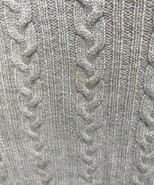 BROOKS BROTHERS（ブルックスブラザーズ）BROOKS BROTHERS (ブルックスブラザーズ) カシミア混ケーブルニット ベージュ サイズ:Mの古着・服飾アイテム