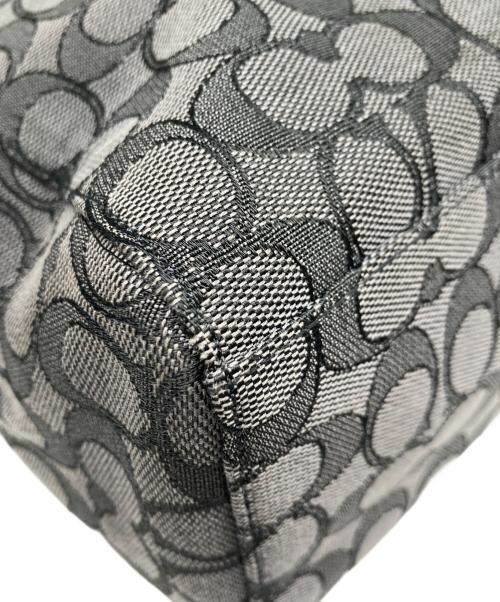 COACH（コーチ）COACH (コーチ) シグネイチャーロゴワンショルダーバッグ グレー サイズ:下記参照の古着・服飾アイテム