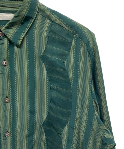 COMME des GARCONS HOMME（コムデギャルソン オム）COMME des GARCONS HOMME (コムデギャルソン オム) 90's総柄長袖シャツ グリーン サイズ:不明の古着・服飾アイテム