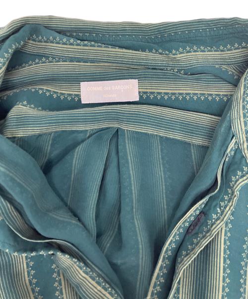 COMME des GARCONS HOMME（コムデギャルソン オム）COMME des GARCONS HOMME (コムデギャルソン オム) 90's総柄長袖シャツ グリーン サイズ:不明の古着・服飾アイテム