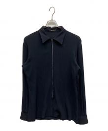 LQ...MEN（エルキューメン）の古着「ジップアップシアージャケット」｜ブラック