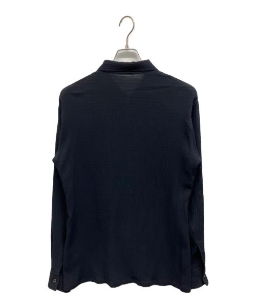 LQ...MEN（エルキューメン）LQ...MEN (エルキューメン) ジップアップシアージャケット ブラック サイズ:不明の古着・服飾アイテム