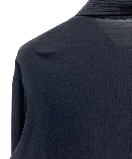 LQ...MEN（エルキューメン）LQ...MEN (エルキューメン) ジップアップシアージャケット ブラック サイズ:不明の古着・服飾アイテム