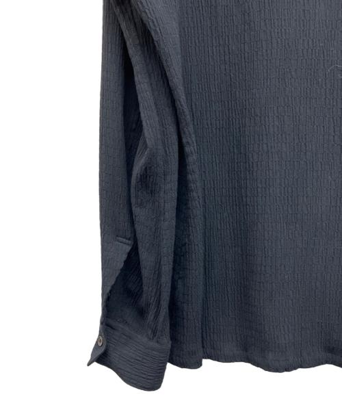 LQ...MEN（エルキューメン）LQ...MEN (エルキューメン) ジップアップシアージャケット ブラック サイズ:不明の古着・服飾アイテム