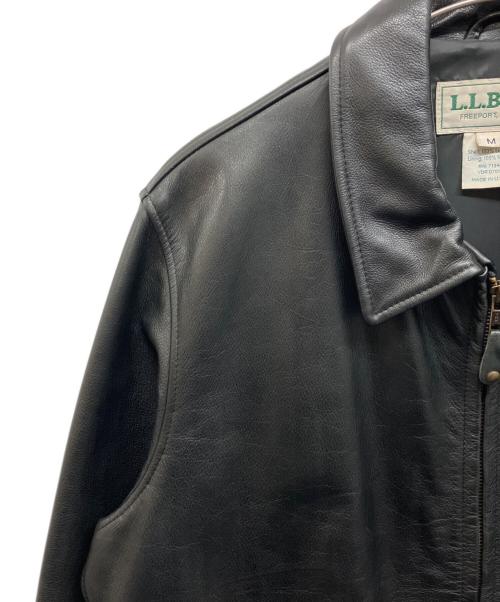 L.L.Bean（エルエルビーン）L.L.Bean (エルエルビーン) レザースポーツジャケット ブラック サイズ:Mの古着・服飾アイテム