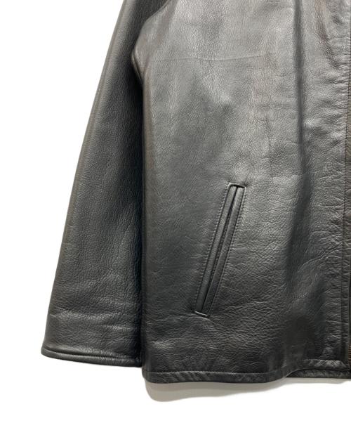 L.L.Bean（エルエルビーン）L.L.Bean (エルエルビーン) レザースポーツジャケット ブラック サイズ:Mの古着・服飾アイテム