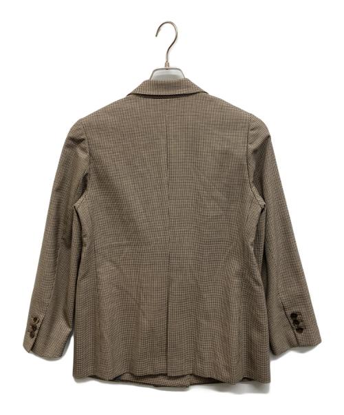 TOMORROW LAND collection（トゥモローランドコレクション）TOMORROW LAND collection (トゥモローランドコレクション) トレシェファードストレッチ ダブルブレストジャケット ブラウン サイズ:36の古着・服飾アイテム