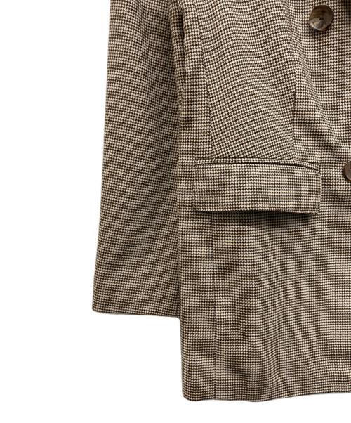 TOMORROW LAND collection（トゥモローランドコレクション）TOMORROW LAND collection (トゥモローランドコレクション) トレシェファードストレッチ ダブルブレストジャケット ブラウン サイズ:36の古着・服飾アイテム