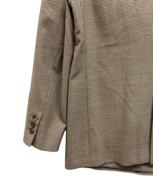 TOMORROW LAND collection（トゥモローランドコレクション）TOMORROW LAND collection (トゥモローランドコレクション) トレシェファードストレッチ ダブルブレストジャケット ブラウン サイズ:36の古着・服飾アイテム