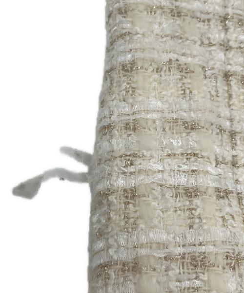 theory luxe（セオリーリュクス）theory luxe (セオリーリュクス) ツイードジャケット ホワイト サイズ:38の古着・服飾アイテム