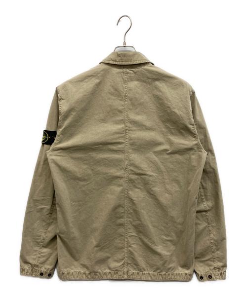 STONE ISLAND（ストーンアイランド）STONE ISLAND (ストーンアイランド) ジップアップブルゾン ベージュ サイズ:Lの古着・服飾アイテム