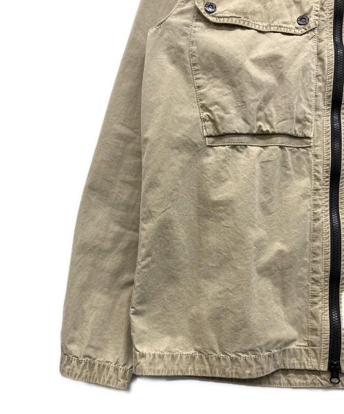 STONE ISLAND（ストーンアイランド）STONE ISLAND (ストーンアイランド) ジップアップブルゾン ベージュ サイズ:Lの古着・服飾アイテム