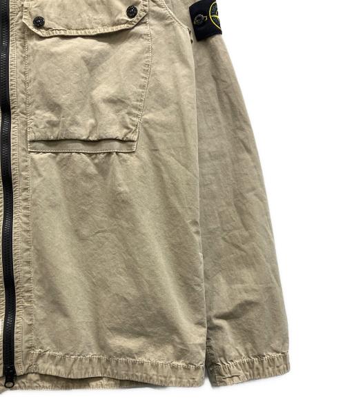STONE ISLAND（ストーンアイランド）STONE ISLAND (ストーンアイランド) ジップアップブルゾン ベージュ サイズ:Lの古着・服飾アイテム