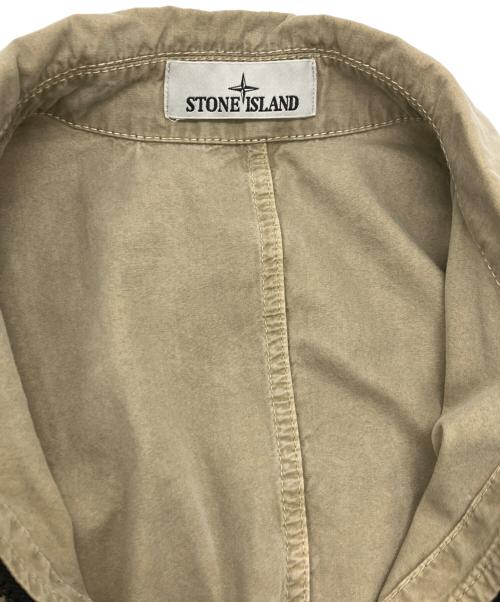 STONE ISLAND（ストーンアイランド）STONE ISLAND (ストーンアイランド) ジップアップブルゾン ベージュ サイズ:Lの古着・服飾アイテム