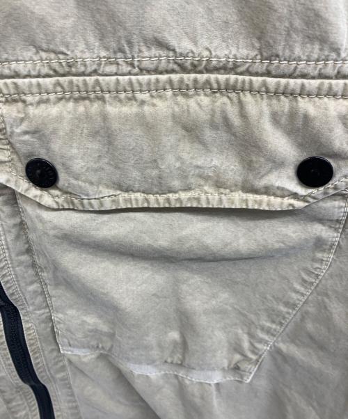STONE ISLAND（ストーンアイランド）STONE ISLAND (ストーンアイランド) ジップアップブルゾン ベージュ サイズ:Lの古着・服飾アイテム