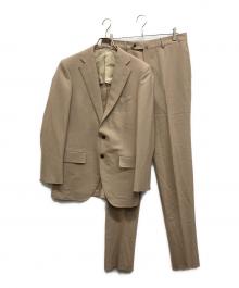 TOMORROW LAND PILGRIM（トゥモローランド ピルグリム）の古着「モヘアカシミヤシルク混シングルセットアップスーツ」｜ベージュ