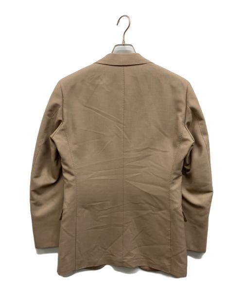 TOMORROW LAND PILGRIM（トゥモローランド ピルグリム）TOMORROW LAND PILGRIM (トゥモローランド ピルグリム) モヘアカシミヤシルク混シングルセットアップスーツ ベージュ サイズ:48の古着・服飾アイテム