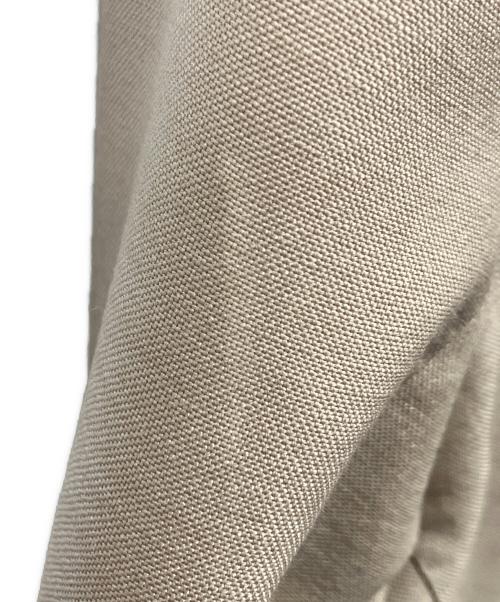 TOMORROW LAND PILGRIM（トゥモローランド ピルグリム）TOMORROW LAND PILGRIM (トゥモローランド ピルグリム) モヘアカシミヤシルク混シングルセットアップスーツ ベージュ サイズ:48の古着・服飾アイテム