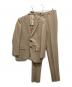 TOMORROW LAND PILGRIM（トゥモローランド ピルグリム）の古着「モヘアカシミヤシルク混シングルセットアップスーツ」｜ベージュ
